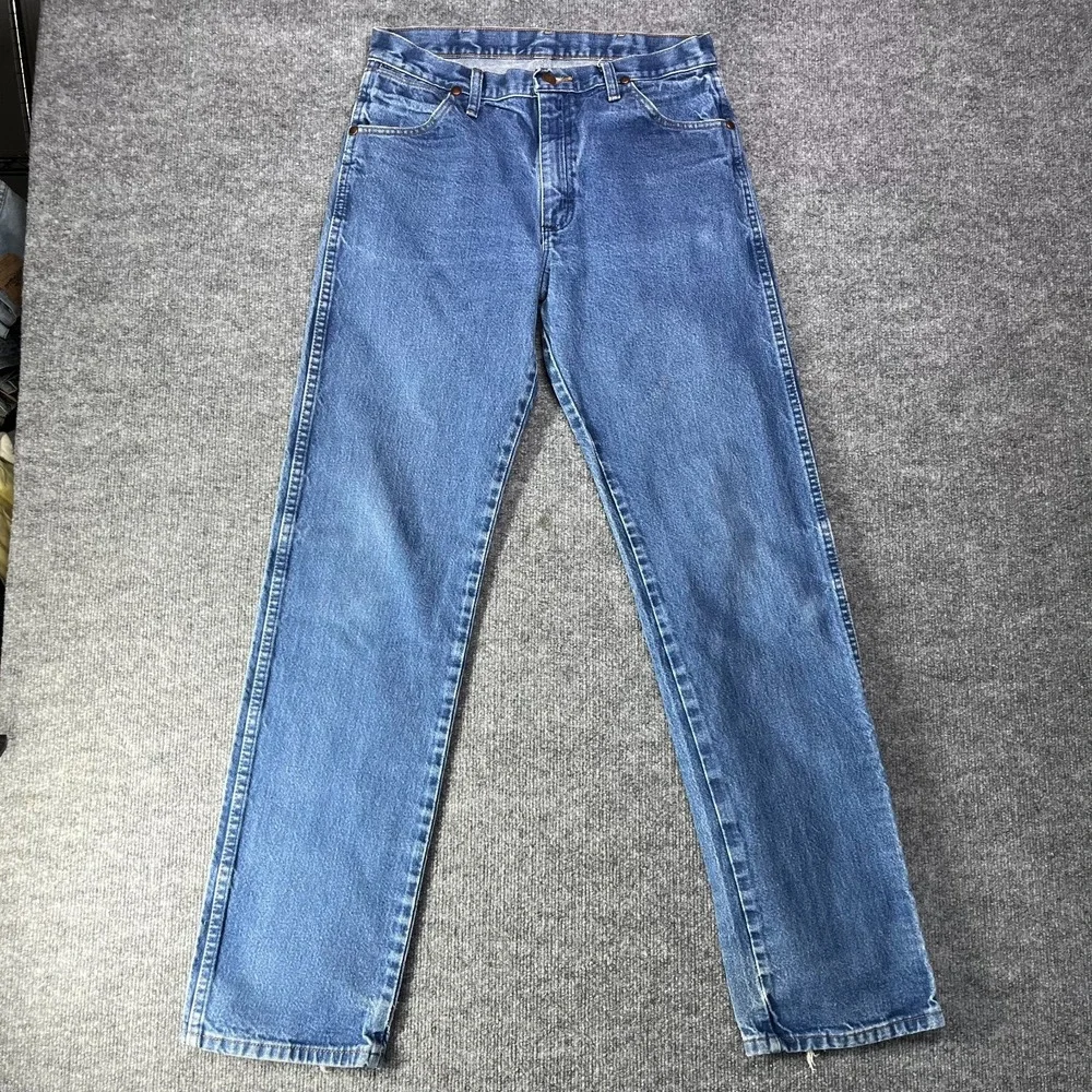 Wrangler Cowboy Cut‎ Original Fit Jeans Men's Blue Denim Zip Fly Y2K - 31X33.5